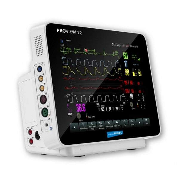 PROview 12 TFT Voll-Touchscreen-Patientenmonitor mit 12-Kanal EKG - Fabula - medical concept